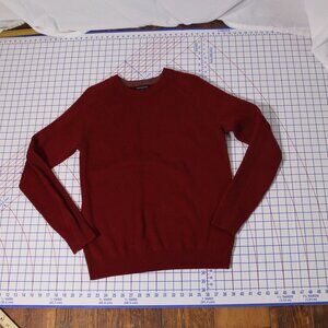 Banana Republic Factory Maroon Crew Neck Men's Sweater, Large